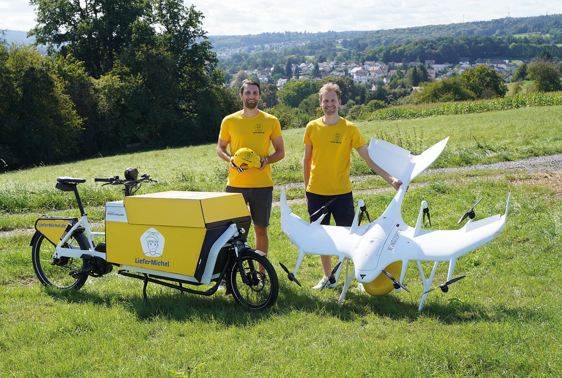 LieferMichel: W198 und Cargobike LieferMichel: W198 und Cargobike