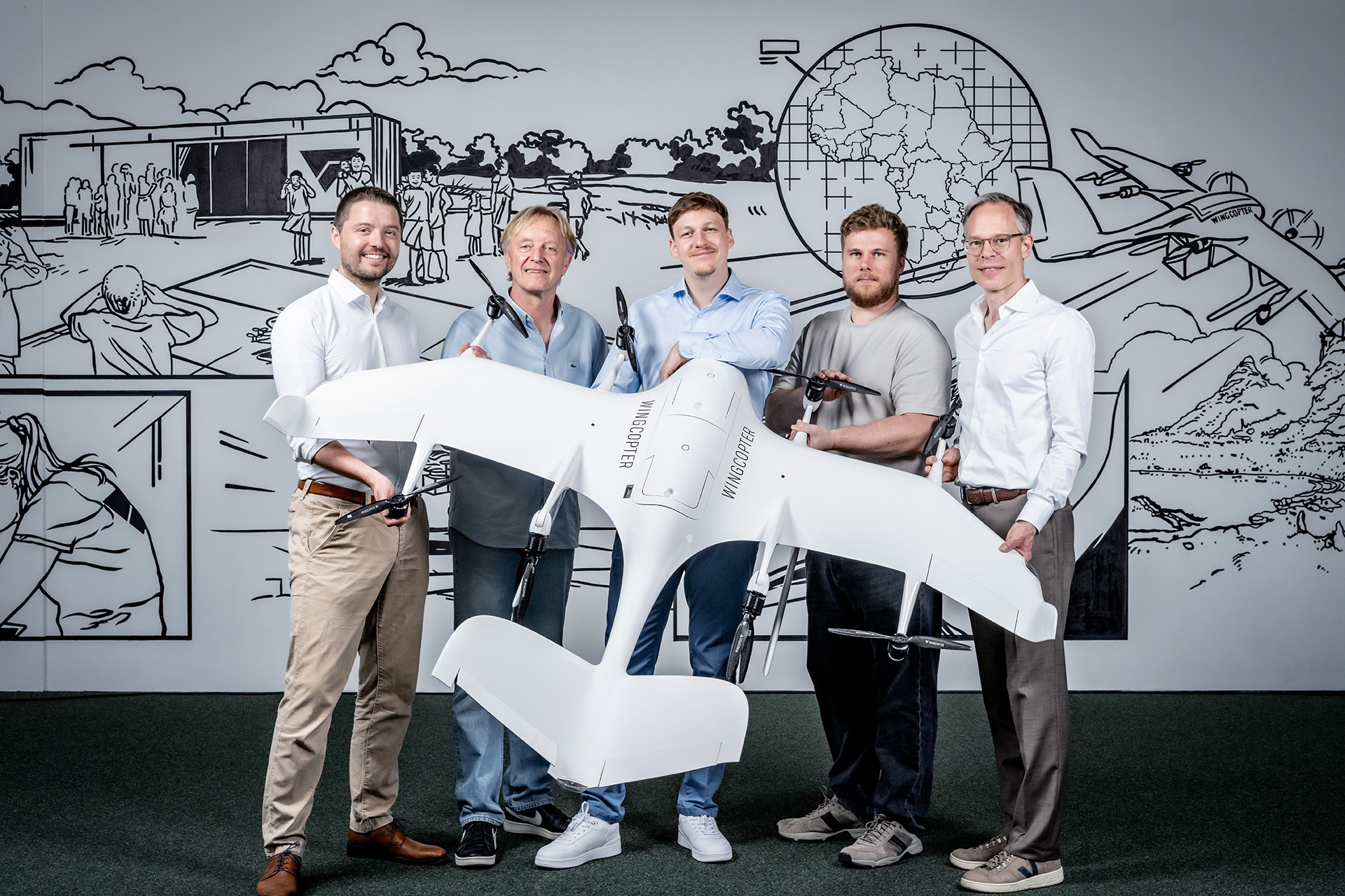 20.05.2025 | Wingcopter Management Photoshoot 20.05.2025 | Wingcopter Management Photoshoot